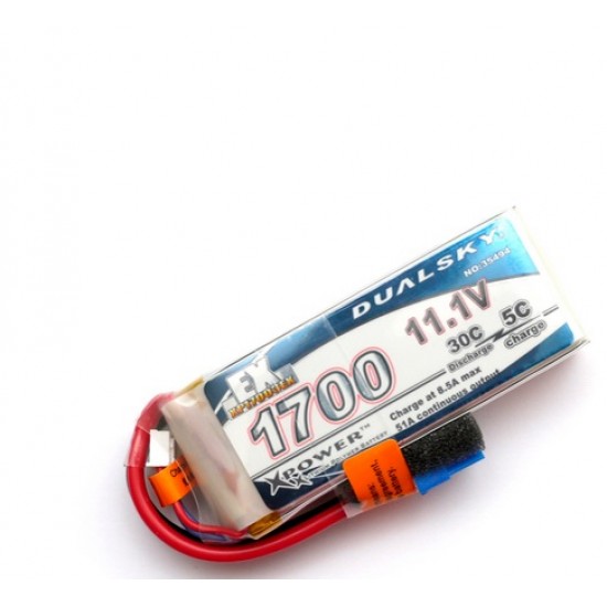 DUALSKY XP17003EX Lipo Battery x2