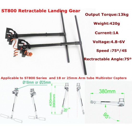 Hobbylord ST800 V2 w/ Retractable Landing gear Kit-P