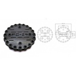 3K Carbon Fiber Shock Absorbing Plate A24