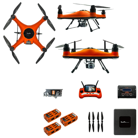 SwellPro Fisherman FD3 Advanced 4K Waterproof Fishing Drone – 2kg Bait Release