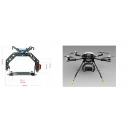 Single-axis shock absorption camera gimbal