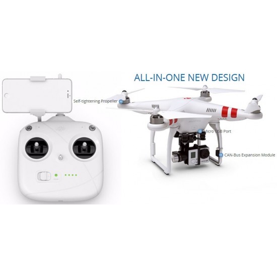 DJI Phantom 2 + ZENMUSE H4-3D Gimbal Version 3.0