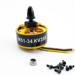 Hengli W5134 350KV Outrunner Brushless Disk Type Motor x2