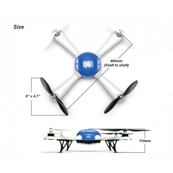 Dualsky Hornet 460 ARF Quadcopter