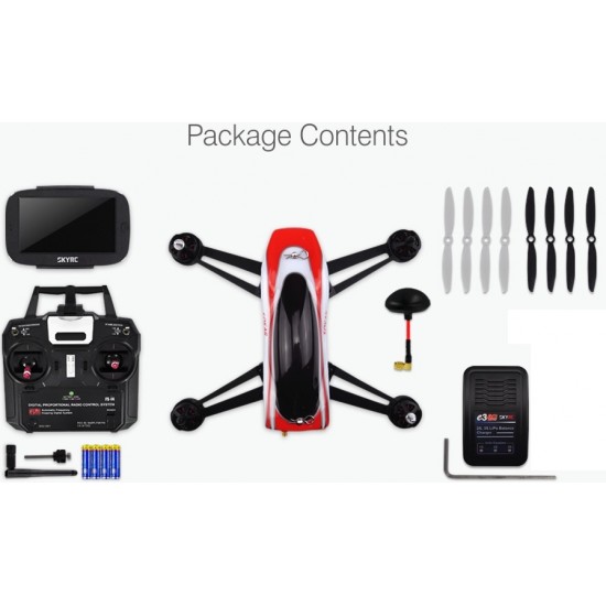 SKYRC Sokar Racing Quadcopter 5.8GHz FPV 0.3MP Camera with 4.3 inch FPV Monitor RTF Kit