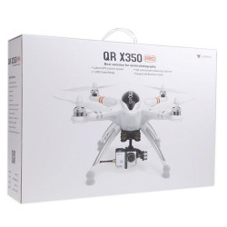 Walkera QR X350 Pro Quadcopter including DEVO-F7 radio, G-2D gimbal, Gopro wires, ilook camera, 5.8Ghz video transmiter, charger