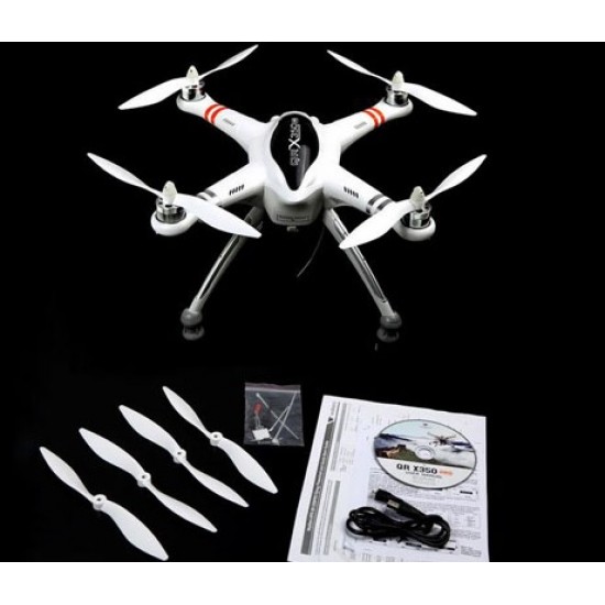 Walkera QR X350 Pro Quadcopter including DEVO-F7 radio, G-2D gimbal, Gopro wires, ilook camera, 5.8Ghz video transmiter, charger