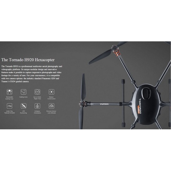 Yuneec Tornado Hexacopter H920 - Team Version with 2 controllers