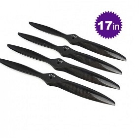 17*6/ 17*8 2 Blades Carbon Fibre Propeller for Gas Plane 