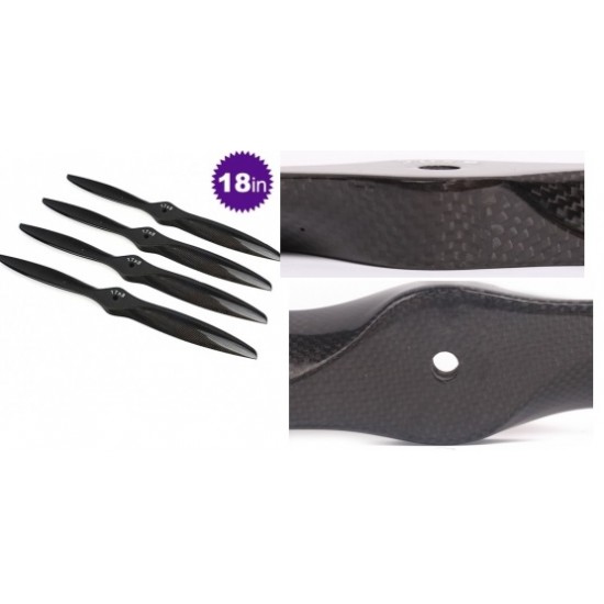 18*8 / 18*10 2 Blades Carbon Fibre Propeller for Gas Plane 