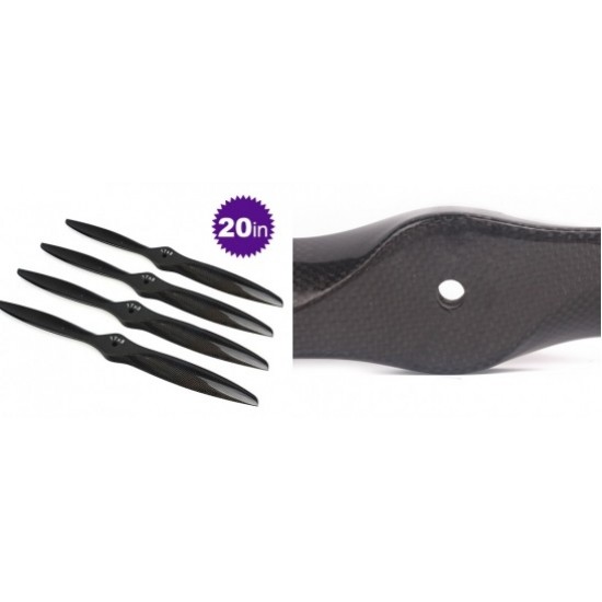 20*6 / 20*8 2 Blades Carbon Fibre Propeller for Gas Plane 