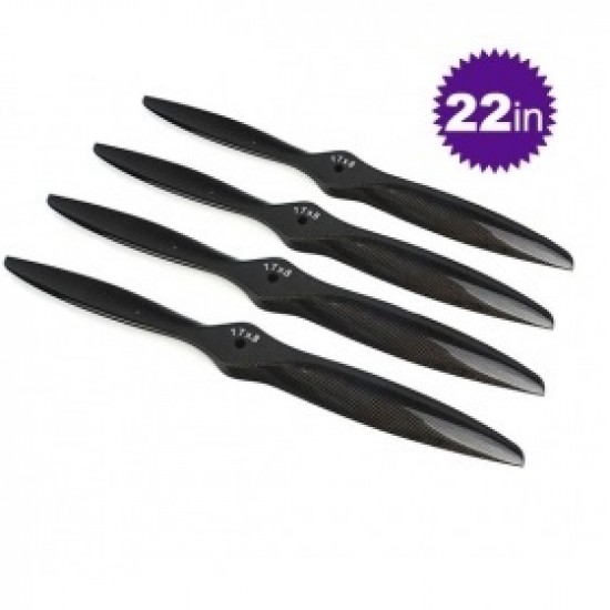 22*8 / 22*10 Carbon Fibre Propeller for Gas Plane