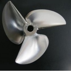 3-Blades 46mm Alu Positive and Reverse Prop Boat with Pitch 1.4mm, Aperture 4.76mm