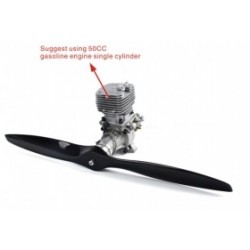 Carbon Fibre Propeller 23*8 for 50CC Gas Plane 