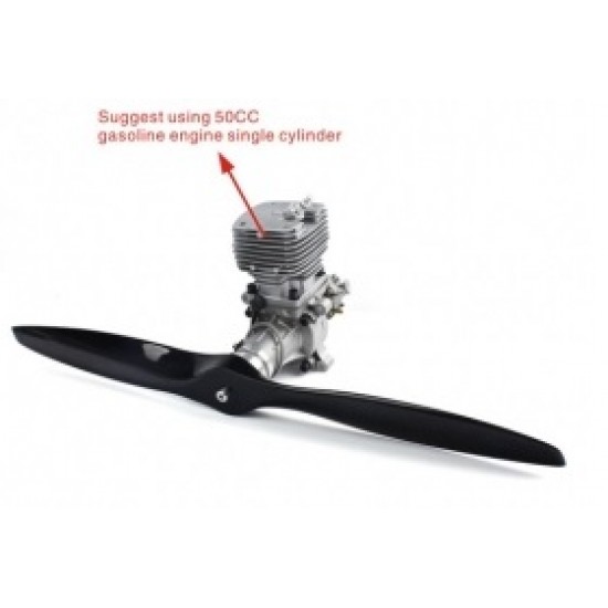 Carbon Fibre Propeller 23*8 for 50CC Gas Plane Carbon Fibre Propeller 23*8 for 50CC Gas Plane