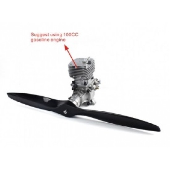 Carbon Fibre Propeller 27*10 for 100CC Gas Plane 