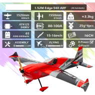 Edge 540 1.52M 60inch 3D Aerobatic Sport RC Plane 2026 ARF