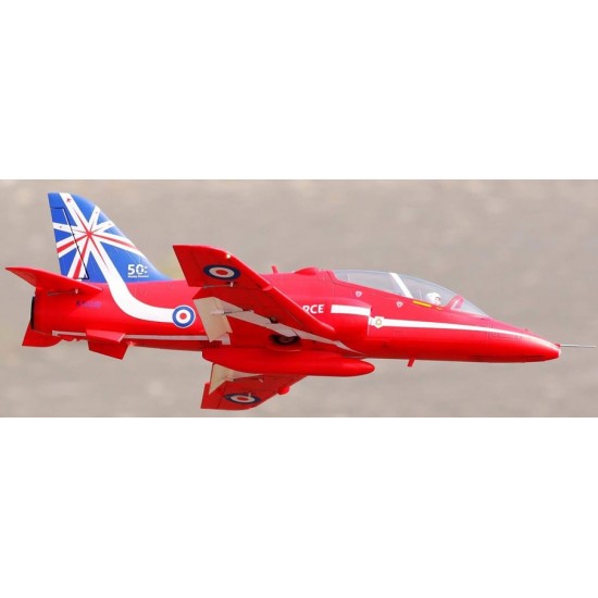 FMS Bae Hawk Red 80mm Model EDF with servos, motor, ESC