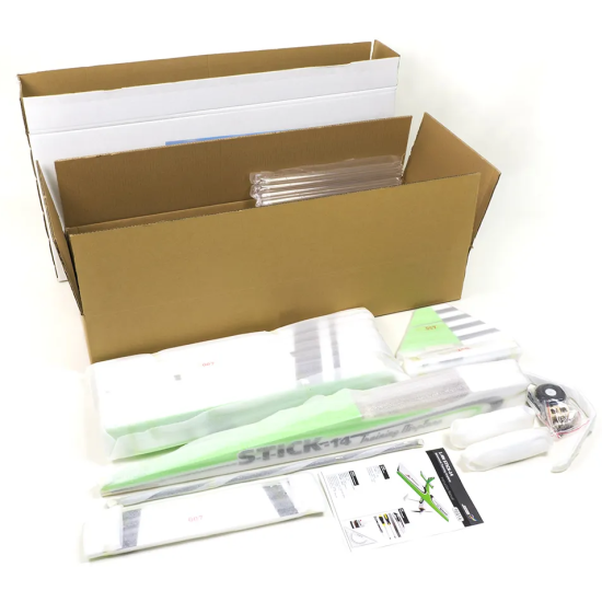 DW Hobby STICK-14 2026 1400mm (55") 3D Sport Trainer ARF / PNP Balsa RC Plane – TCG14