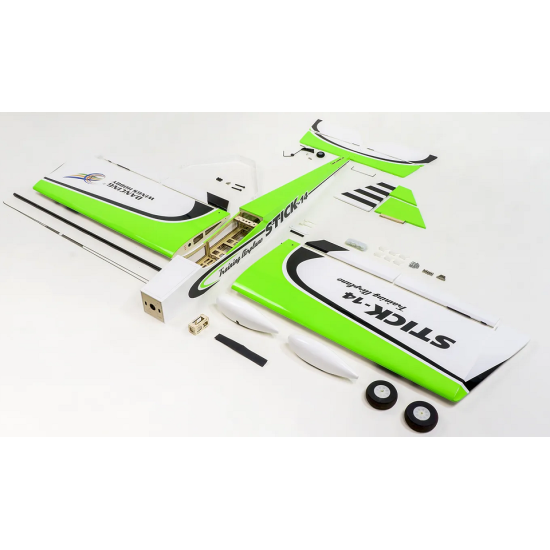 DW Hobby STICK-14 2026 1400mm (55") 3D Sport Trainer ARF / PNP Balsa RC Plane – TCG14