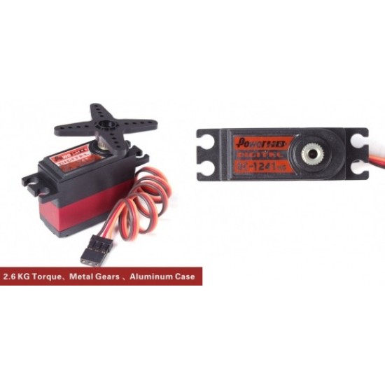 Power HD DC-1241MG 2.6KG Digital Servo 