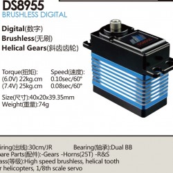 Dualsky DS8955 Brushless Digital Servo x2