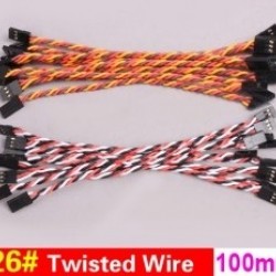 20x 26#/ 26AWG Twisted Wire 20cm 200mm