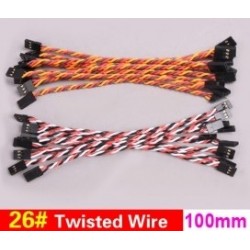 20x 26# 26AWG Twisted Wire 10cm 100mm