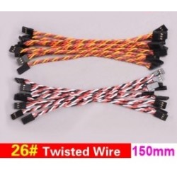 20x 26#/ 26AWG Twisted Wire 15cm 150mm