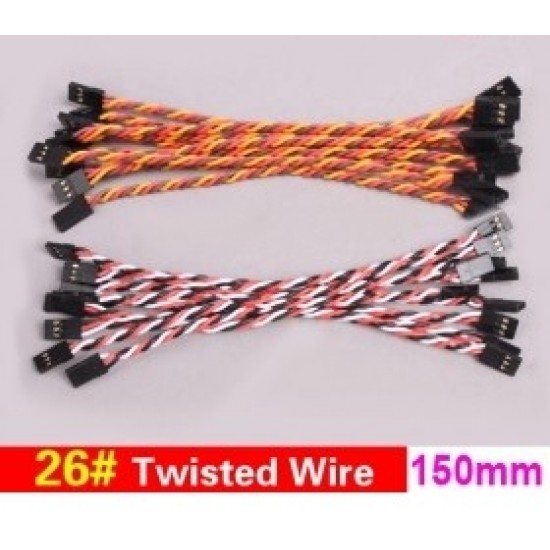 20x 26#/ 26AWG Twisted Wire 15cm 150mm