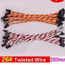 20x 26#/ 26AWG Twisted Wire 20cm 200mm