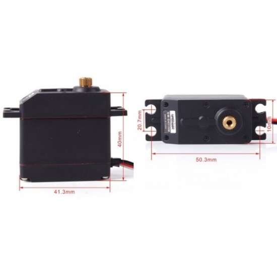 Spring RC SM-S4315M Analog Servo x2