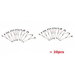 20x Servo Extension Twisted Y cable 22#/22AWG 150mm