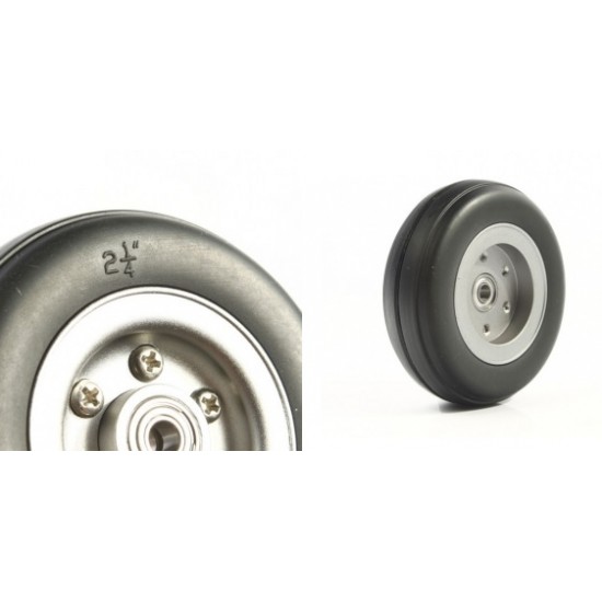 Rubber Wheel 2.25 inch for RC Plane (pair)