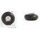 RC plane PU Wheel with Alu Hub 2.5 inch (pair)