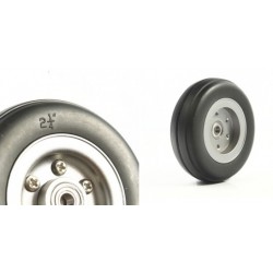 Rubber Wheel 2.5 inch for RC Plane (pair)