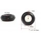 RC plane PU Wheel with Plastic Hub 2.5 inch (pair)