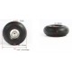 RC plane PU Wheel with Alu Hub 3.25 inch (pair)